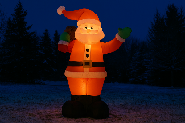 INFLATABLE SANTA CLAUS LED 180 CM