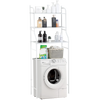 ORGANIZER NAD PRALKĘ 3-POZIOMOWY 66 x 25 x 152 CM BIAŁY *1104