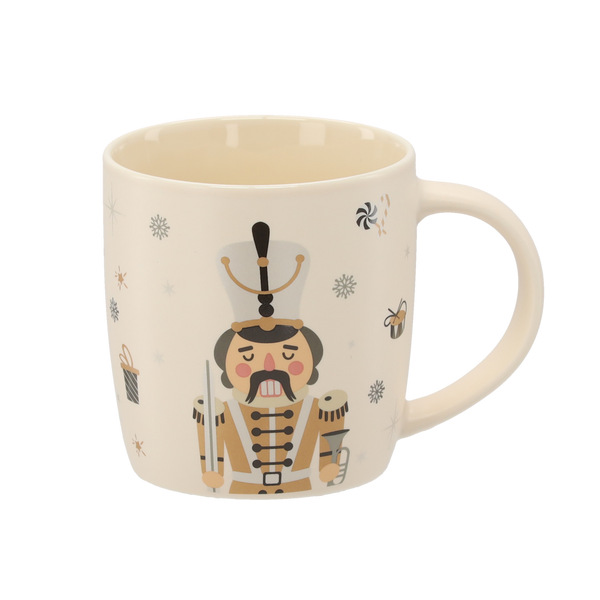 PORCELAIN MUG NUTCRACKER 365 ML ASSORTED PATTERNS