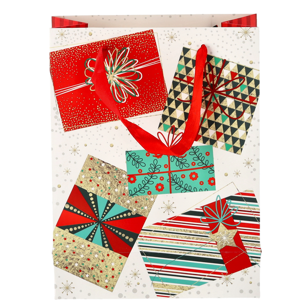 PLASICĂ DE CADOU BOŻONAR. 18 x 24 x 8 CM ambalaj=12buc *0726