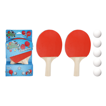 SET. TABLE TENNIS RACKETS + 3 BALLS*9567