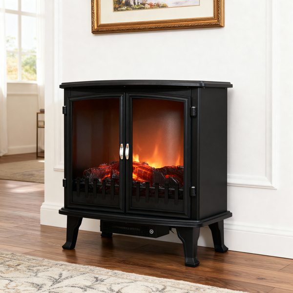 KOMINEK ELEKTRYCZNY - IMITACJA PŁOMIENIA - 63,5 x 35 x 70 CM - 900/1800W *6000