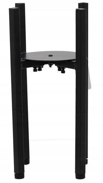 KOVOVÝ STOJÁK / KVĚTINÁČ NA KVĚTINÁČ 20 - 30,5 CM x 38 CM ČERNÝ *1947