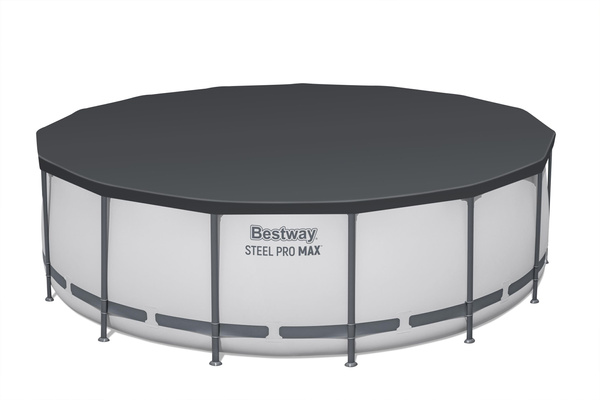 STAVEBNÝ BAZÉN 4,57 X 1,22M (BAZÉN, FILTRAČNÉ ČERPADLO, SCHODÍKY, KRYT)