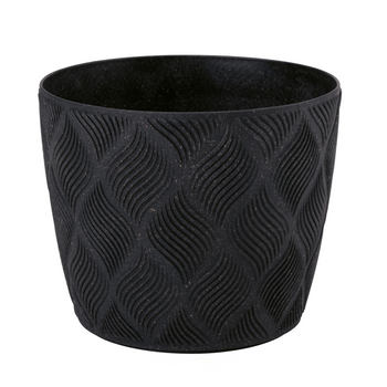 KONTAJNER FLOW PETIT ECO WOOD 230MM HLBOKÝ ČIERNY*1894