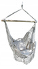 HAMAK - HUŚTAWKA - KRZESŁO BRAZYLIJSKIE WISZĄCE BOHO 130 x 100 CM BEŻOWY/SZARY