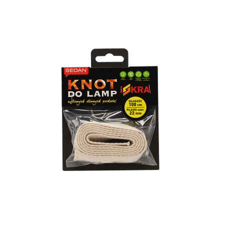 WICK FOR OIL LAMPS FLAT -22mm