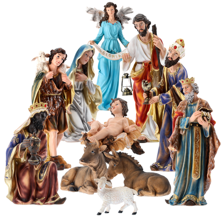 SADA FIGÚR BOZKODIN 11 KS. do 80 CM polyresin *0503