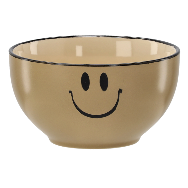 CERAMIC BOWL 550 ML "SMILE" PACK=4PCS