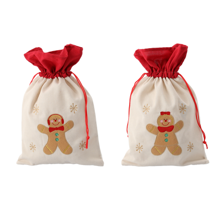 GIFT BAG 25 X 40 CM BEIGE MIXED PATTERNS