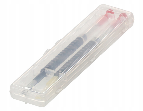 SET OF 2 LARVA TRANSFER SPOONS IN CASE