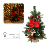 CHRISTMAS TREE LED 50 CM RED-GOLD
