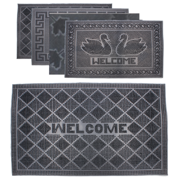 RECTANGULAR RUBBER DOORMAT 40X60