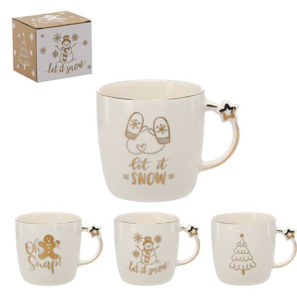 MUG 360ML CHRISTMAS DESIGNS