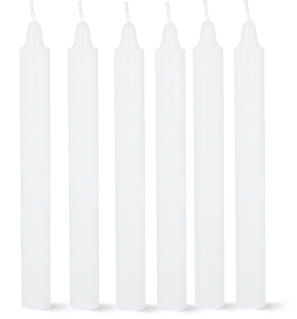 CANDLE DE MASĂ A6 ALBE *0015*8760*1384*7281