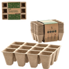KPL.10 KS PALETKY RAŠELINOVÝCH KVĚTINÁČŮ 15,5 x 11,5 x 5CM *8488