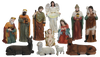 SET OF 12 CHRISTMAS FIGURES 80 CM