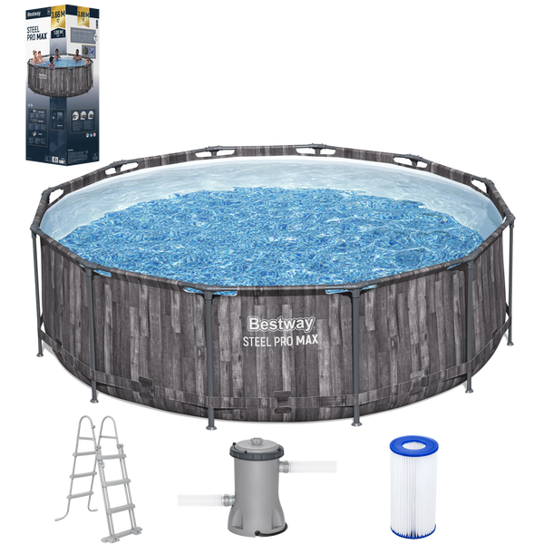 FRAME POOL 3.66 X 1 M (POOL, FILTER PUMP, LADDER)