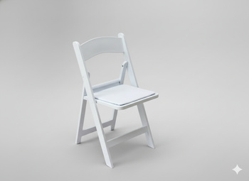 KRZESŁO SKŁADANE CATERINGOWE BIAŁE