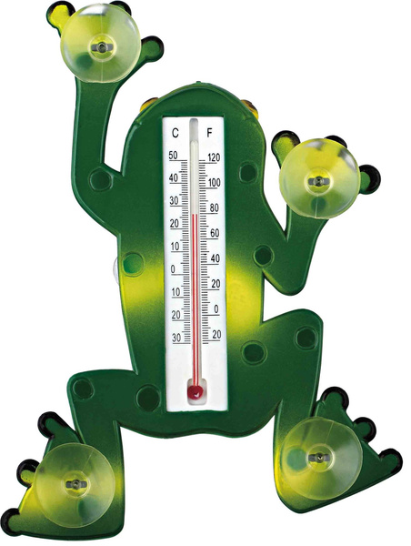 THERMOMETER FROG 17,5X23,5CM, packet=12pieces