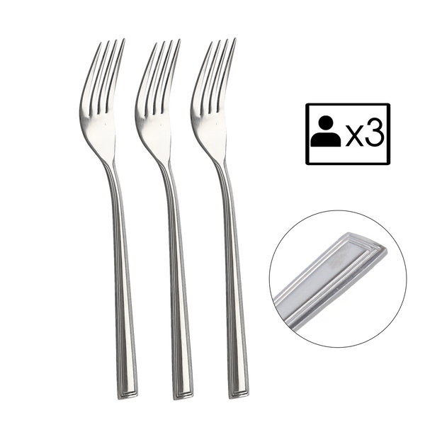 SET OF 3 FORKS MILANO