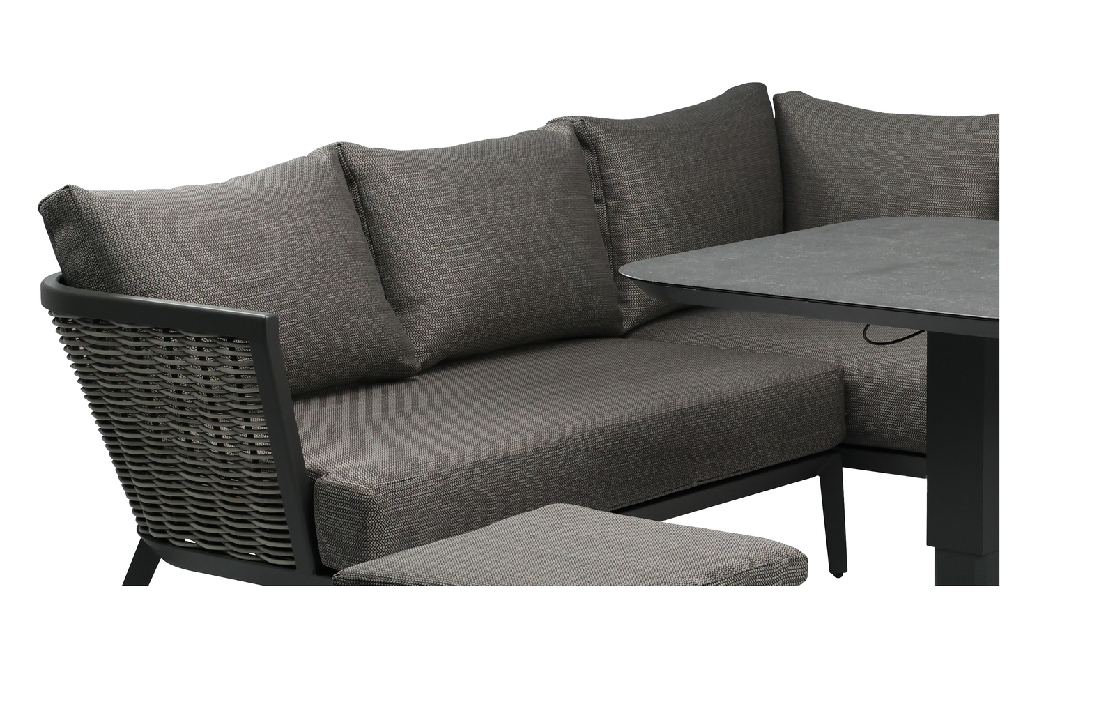 ZESTAW MEBLI ALUMINIOWYCH "TALLINN" (SOFA NAROŻNA + 2 PUFY + STOLIK Z REGULOWANĄ WYS.) SZARY + SZARE PODUSZKI pol_pl_ZESTAW-MEBLI-ALUMINIOWYCH-TALLINN-SOFA-NAROZNA-2-PUFY-STOLIK-Z-REGULOWANA-WYS-SZARY-SZARE-PODUSZKI-9058_5