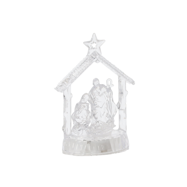 ORNAMENT CRĂCIUNESC - STELLA LED DIN PLASTIC 6 x 6 x 12 CM MIX DE MODELE disp=12buc *0405