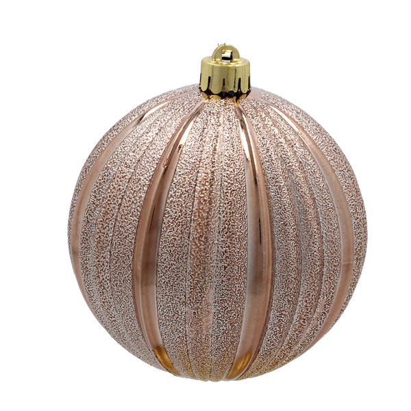 KPL. 6 BOMBOV 10 CM GRANÁTOVÝ / BEŽOVÉ ZLATO *3894