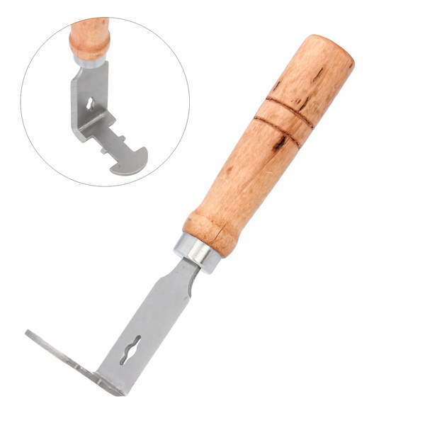 SCRAPER FOR FRAMES WITH WOODEN HANDLE pack=6pcs