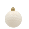 SET OF 24 ORNAMENTS 6 CM CHAMPAGNE/GRAY/WHITE