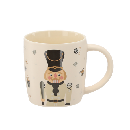 KUBEK PORCELANOWY DZIADEK DO ORZECHÓW 365 ML MIX WZORÓW *1858