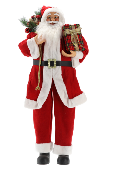 CHRISTMAS FIGURE - STANDING SANTA 110 CM