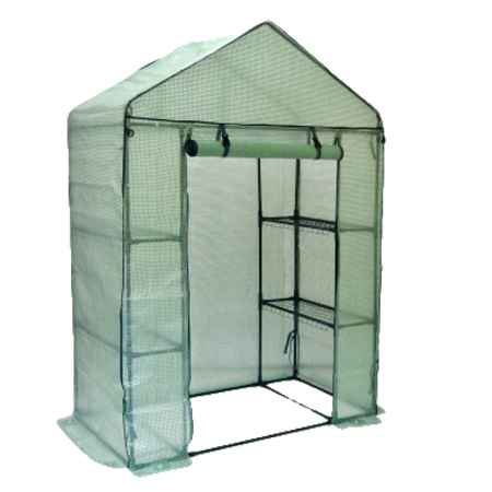Garden Greenhouse with Shelves Green 140 x 73 x 200 CM