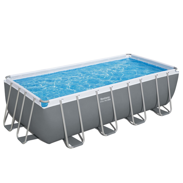PISCINĂ CU CADRU 5,49 X 2,74 X 1,22 M (PISCINĂ, POMPA CU NISIP, SCARA, CAPAC, DISTRIBUITOR) *0500 *6370