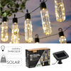 SOLÁRNÍ ZÁHRADNÍ ŘETĚZEC DÉLKA 2 + 1,8 M LUX 10 LED TEPLÁ BÍLÁ *3668