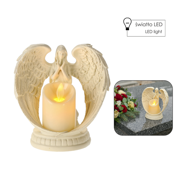 FIGURKA ANIOŁEK LED 16CM*4326