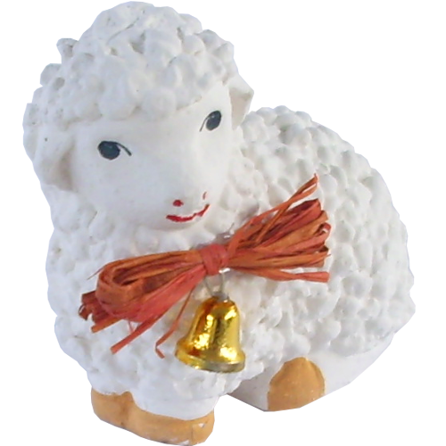 LEŽÍCÍ BERánek BL-09 6,5x4x7 cm*8542