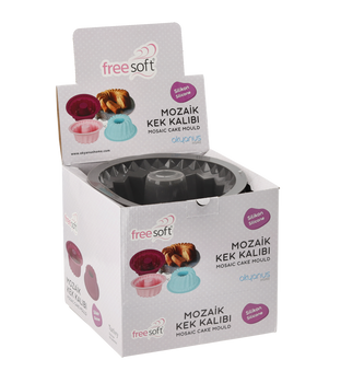 SILIKONOWA FORMA NA BABKĘ ŚR. 23 x 9,5 CM opak=8szt *0566