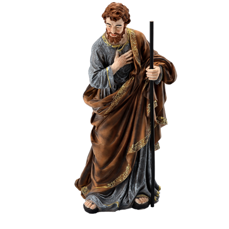 ZESTAW FIGUR BOŻONARODZ. 11 EL. DO 105 CM polyresin