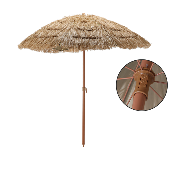 BEACH UMBRELLA WITH PP GRASS