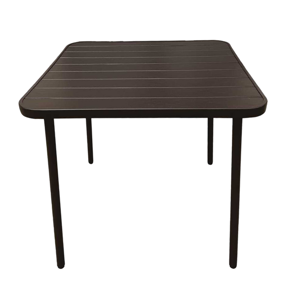 MESA DE GRĂDINĂ PATRATĂ 80 x 80 x 72 CM CASTANIE *6645