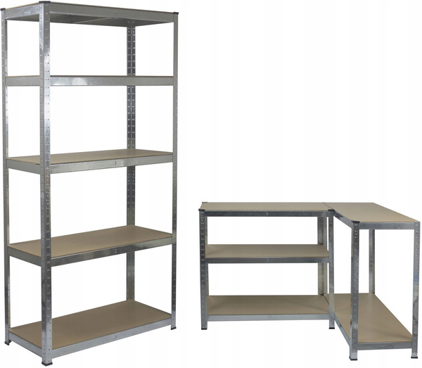 REGAŁ 5-POZIOMOWY 180 x 90 x 30 CM UDŹWIG PÓŁKI: 175 KG *5870