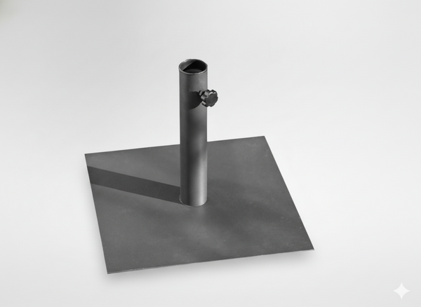 PODSTAWA POD PARASOL 40 x 40 CM METALOWA SZARA