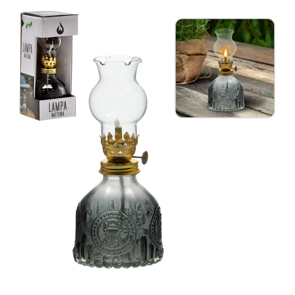 OIL LAMP 7,7 X 7,7 X 17,5 CM
