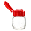 GLASS SPICE SHAKER 80 ML MIX COLOR DISP=36PCS