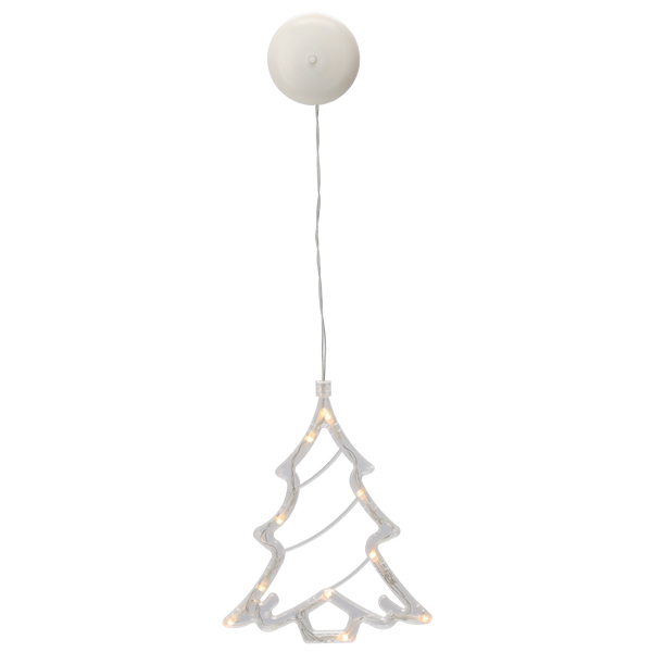 CHRISTMAS WINDOW DECORATION LED 10L MIX 6 DESIGNS