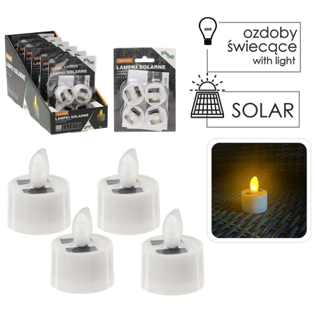 LED SOLAR LAMP FLAME