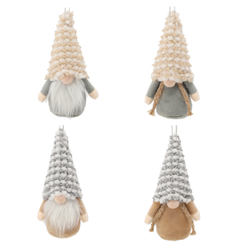 Vianočná ozdoba. Závesný škriatok 8 x 15 cm mix vzorov bal.=12ks *0585