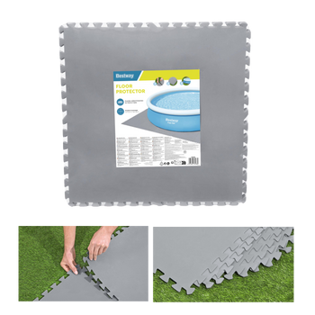 MAT FLOTA PENTRU PISCINĂ 78 x 78 CM - 9 ELEMENTE *2879 *5689