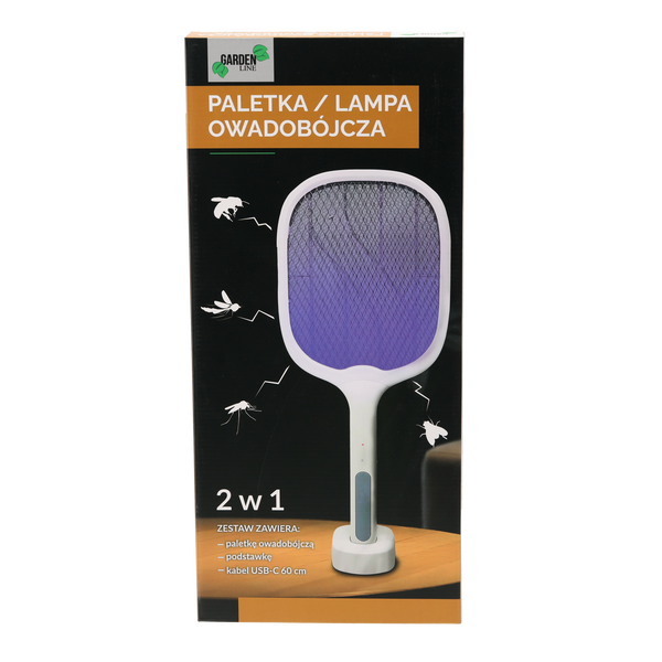 PALETA ANTIMITE 2IN1 CU 6 LED URI USB-C *0435